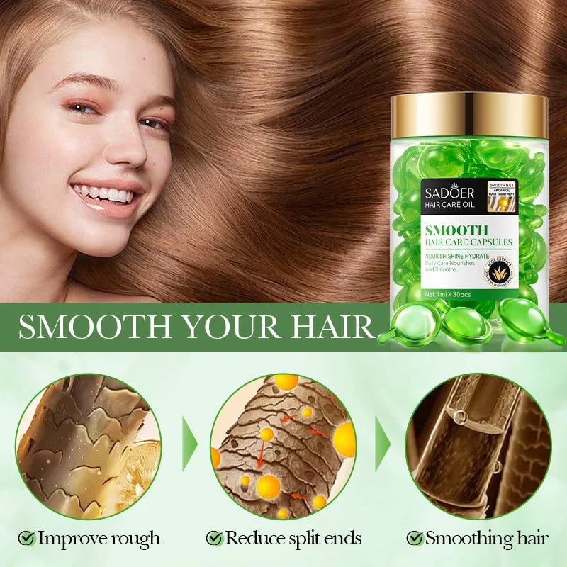 Nourishing Hair Serum Capsules
