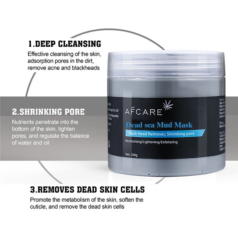 Dead Sea Mineral Mask – Deep Pore Detox (200g)