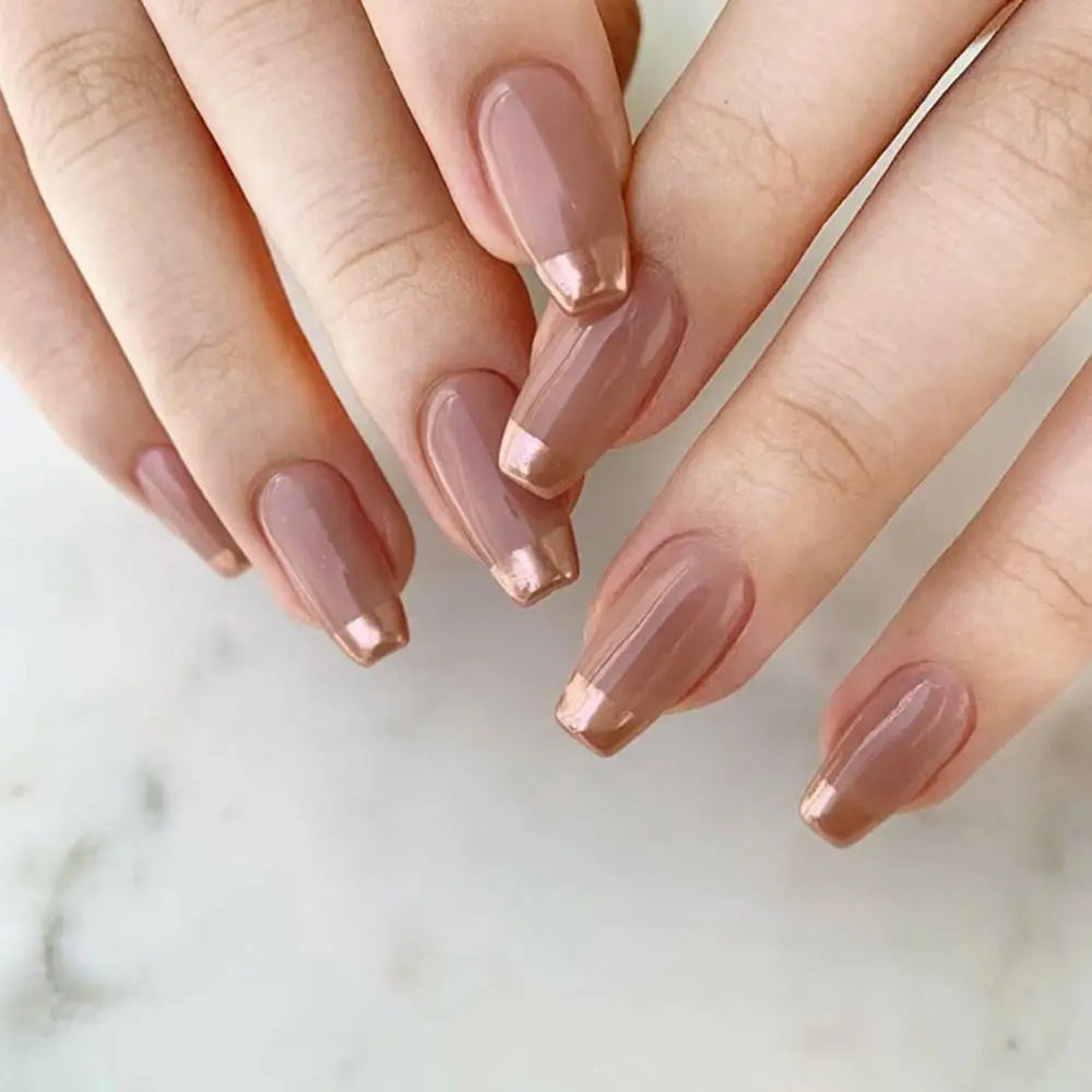 Gradient French Press-On Nails