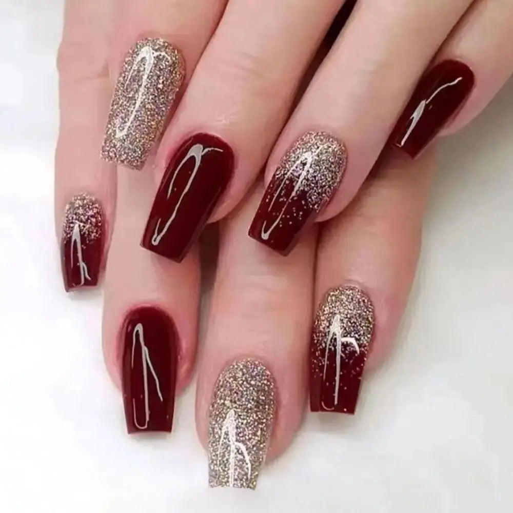 Gradient French Press-On Nails