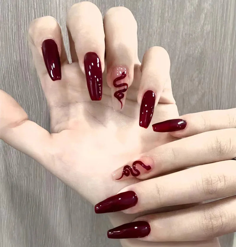 Gradient French Press-On Nails