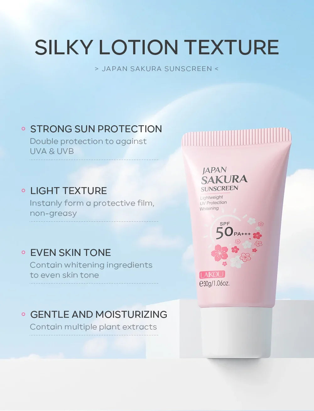 Sakura Sunscreen SPF50