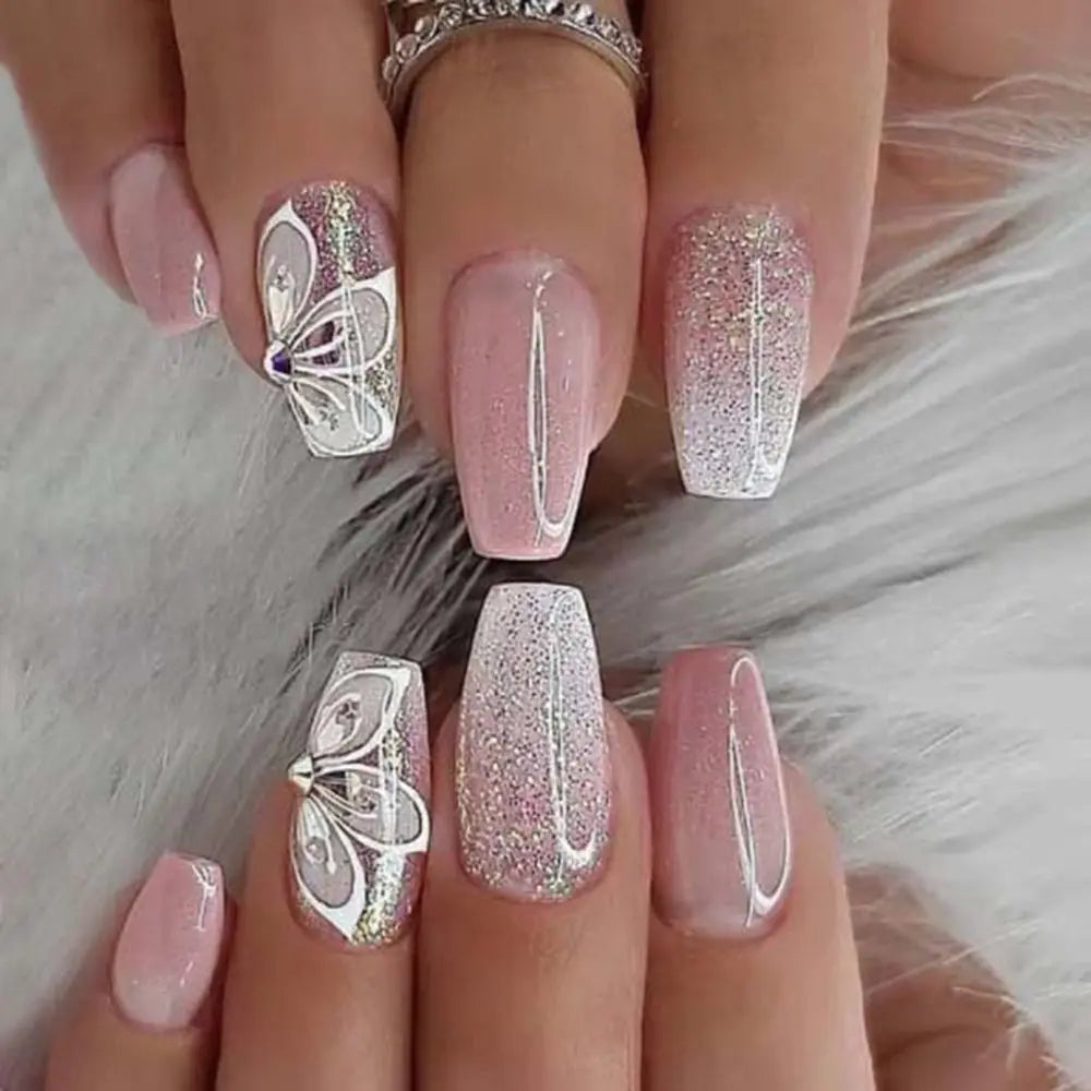 Gradient French Press-On Nails