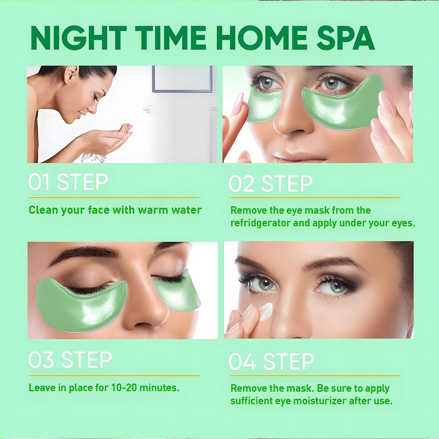 HydraLift Seaweed Collagen Eye Patches (60 pcs)