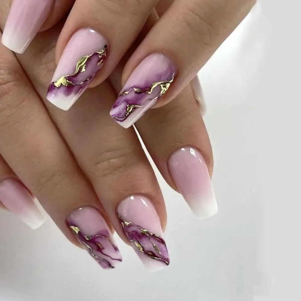Gradient French Press-On Nails