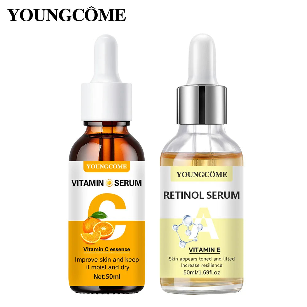 Vitamin C & Retinol Fortified Serum (2pcs Set)