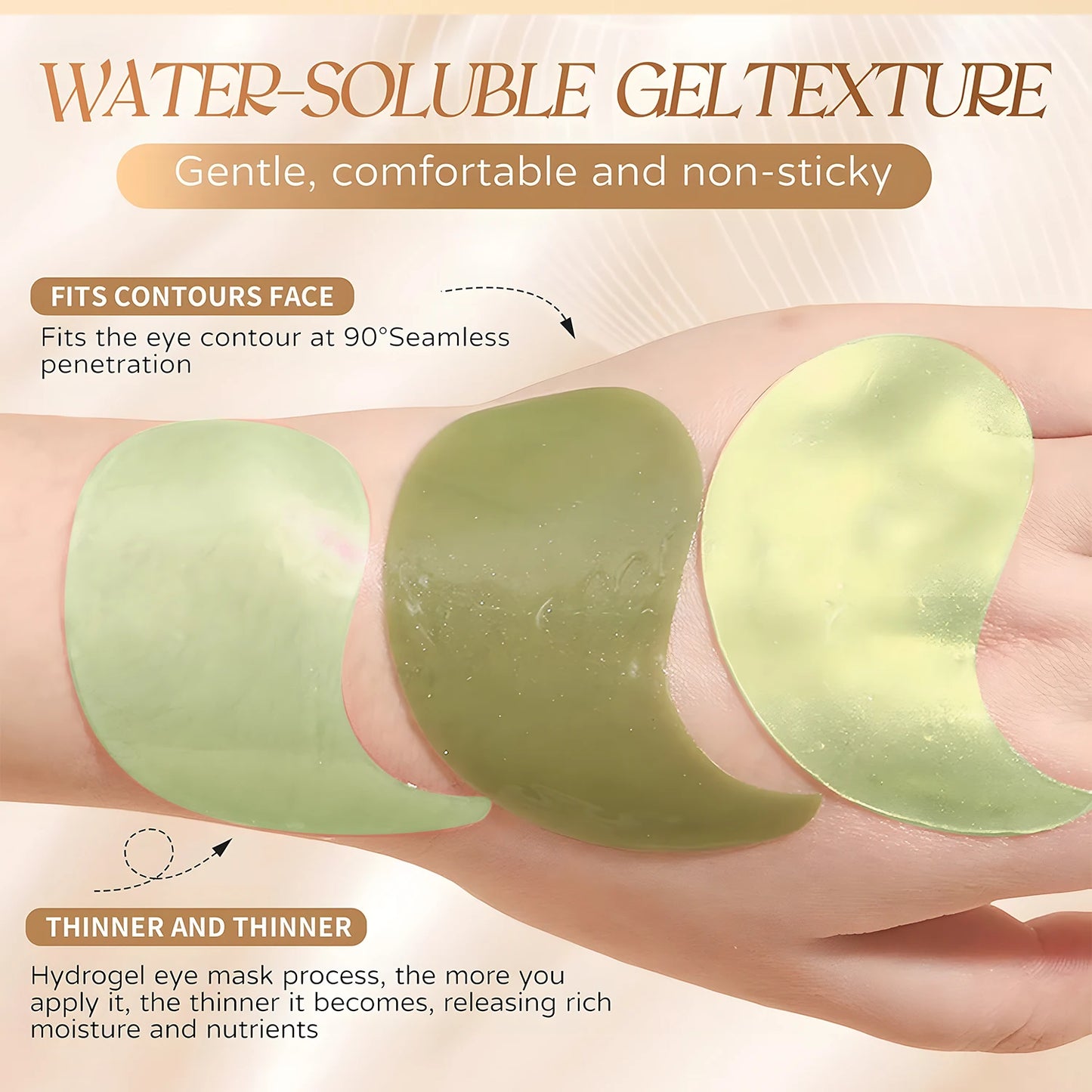 HydraLift Seaweed Collagen Eye Patches (60 pcs)
