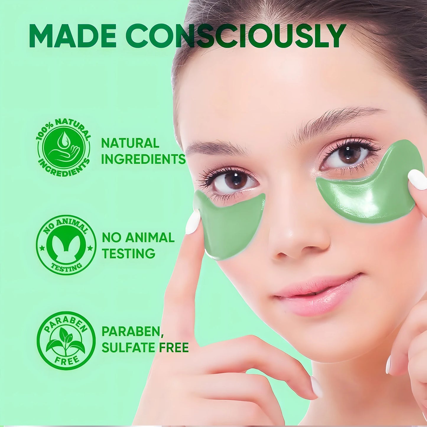 HydraLift Seaweed Collagen Eye Patches (60 pcs)